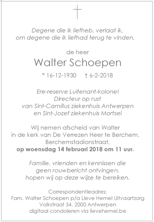 Walter Schoepen