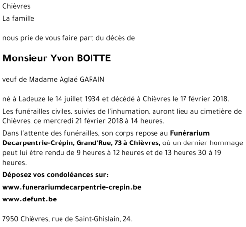 Yvon BOITTE
