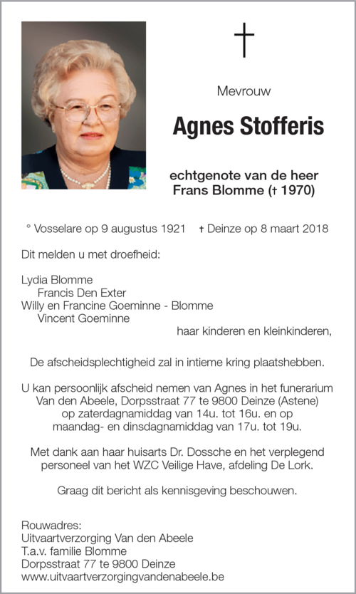Agnes Stofferis