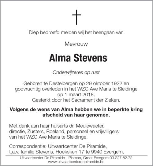 Alma Stevens