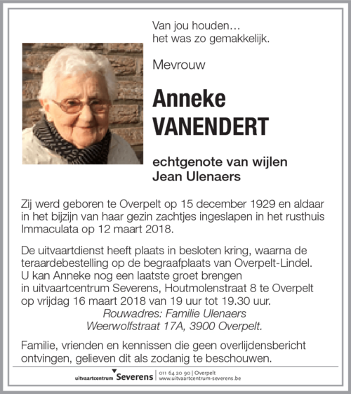 Anneke Vanendert