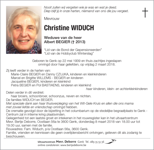Christine Widuch