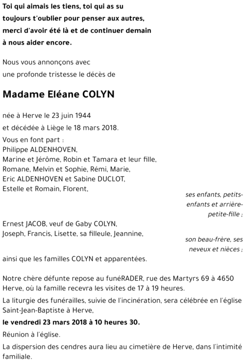Eléane COLYN
