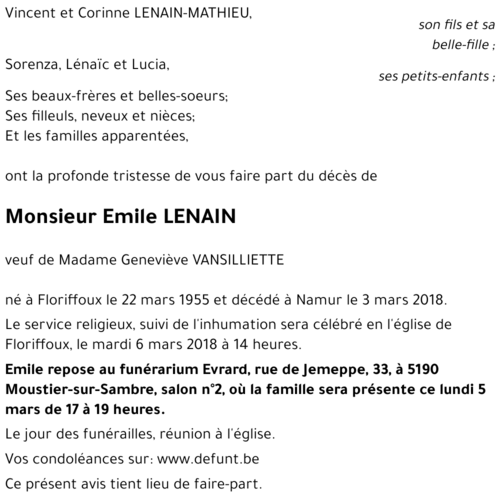 Emile LENAIN