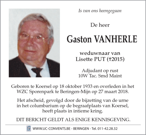 Gaston Vanherle