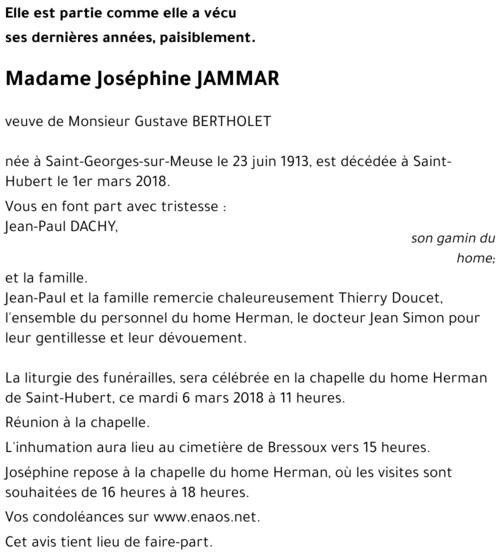 Joséphine JAMMAR