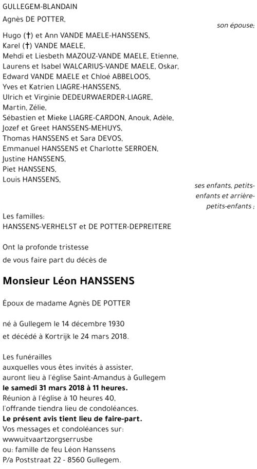 Léon HANSSENS