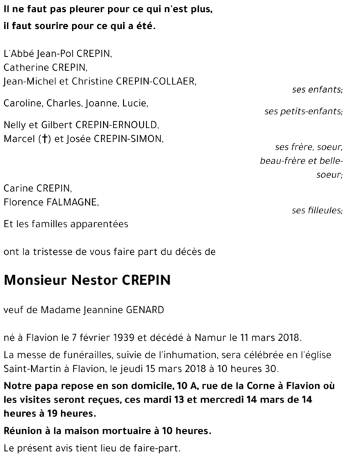 Nestor Crepin