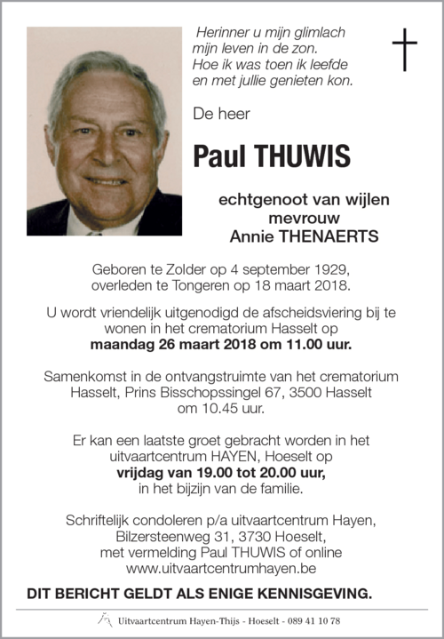 Paul THUWIS