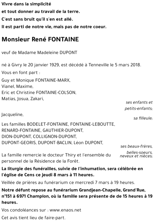René FONTAINE