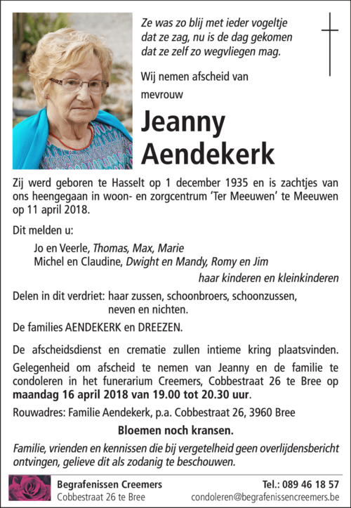 Jeanny Aendekerk