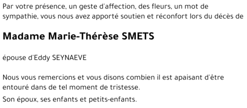 Marie-Thérèse SMETS