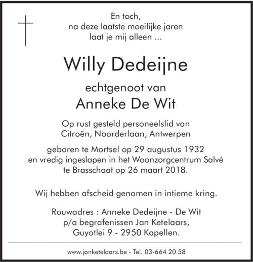 Willy Dedeijne