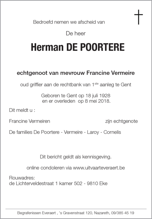 Herman De Poortere