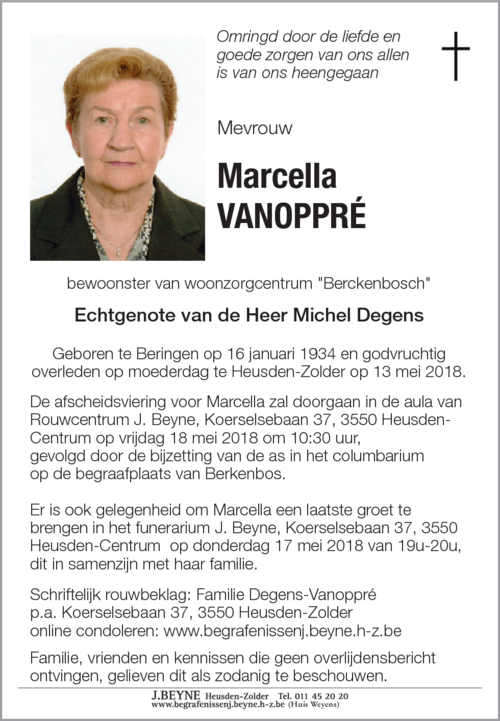 Marcella Vanoppré
