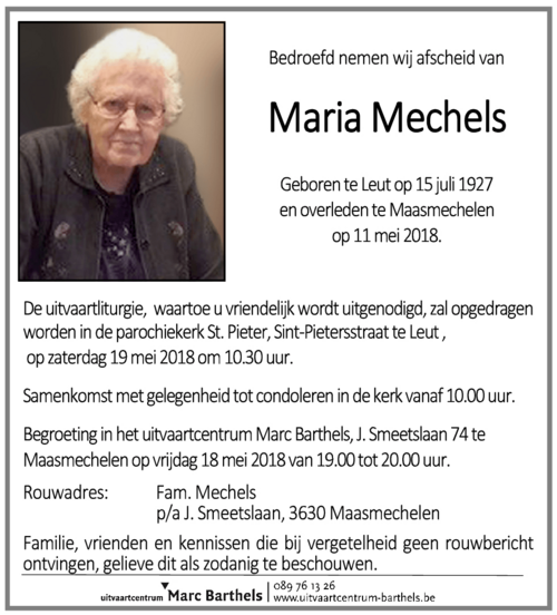 Maria Mechels