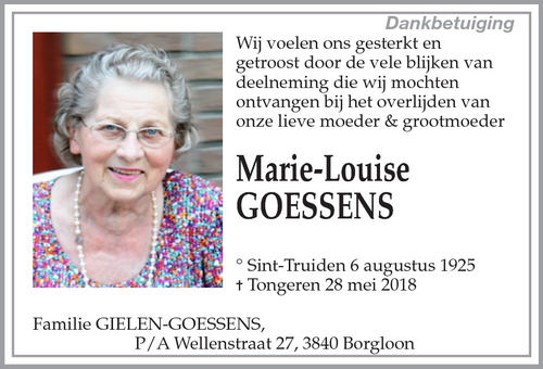 Marie-Louise Goessens