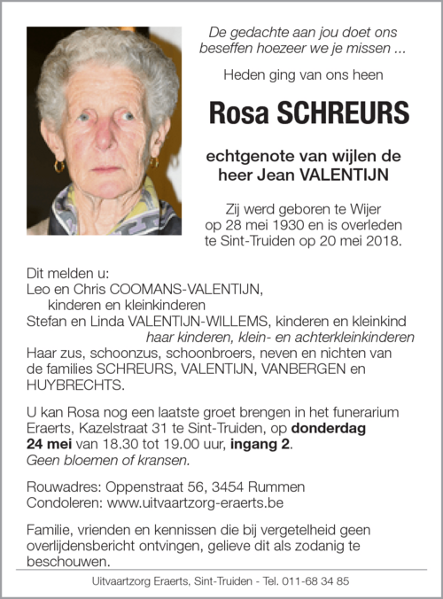 Rosa Schreurs