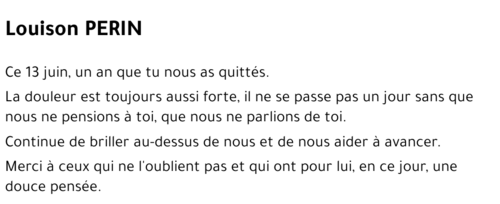 Louison PERIN