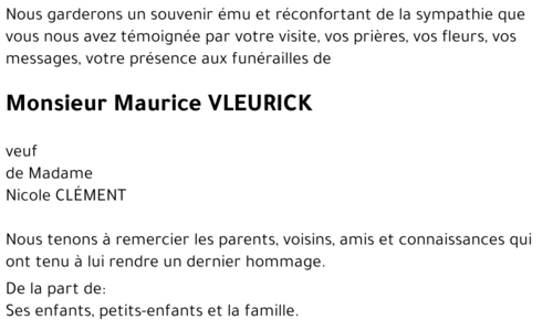 Maurice VLEURICK