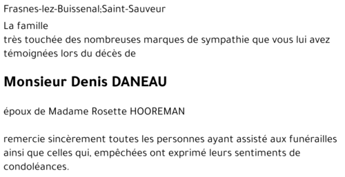 Denis DANEAU