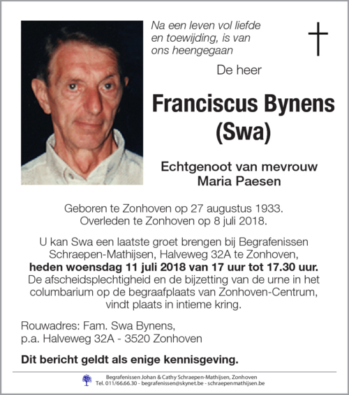 Franciscus Bynens