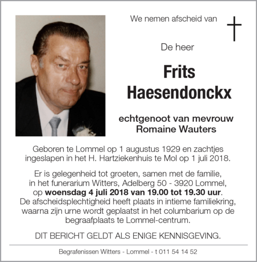 Frits Haesendonckx