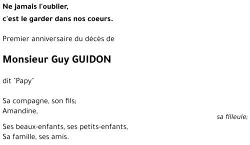 Guy GUIDON