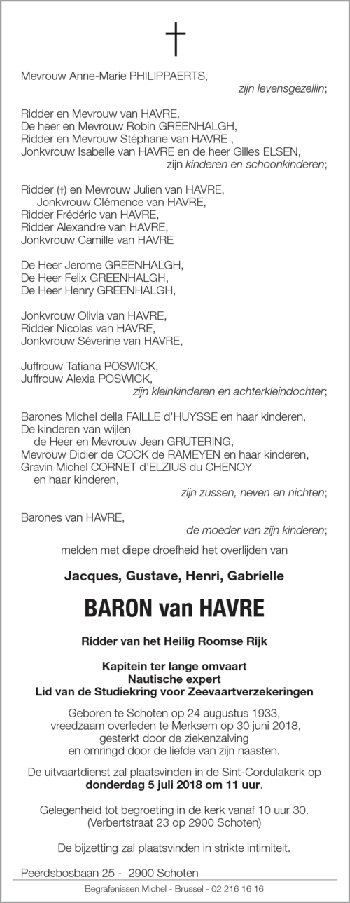 Jacques Baron van Havre