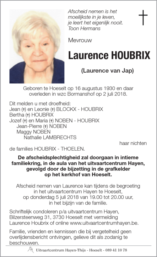 Laurence HOUBRIX