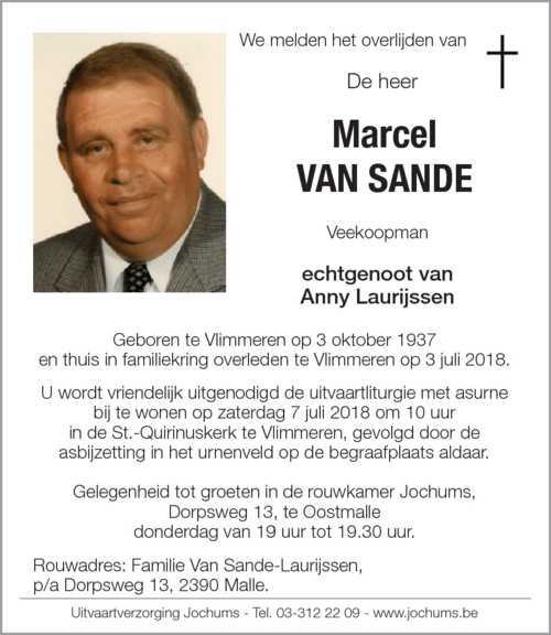 Marcel Van Sande