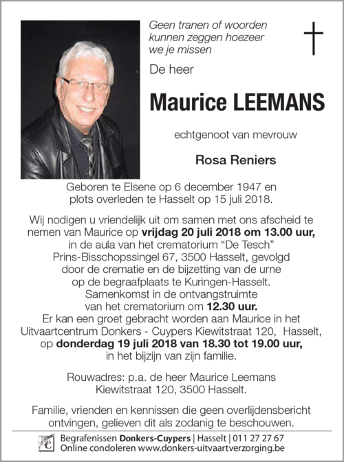 Maurice Leemans