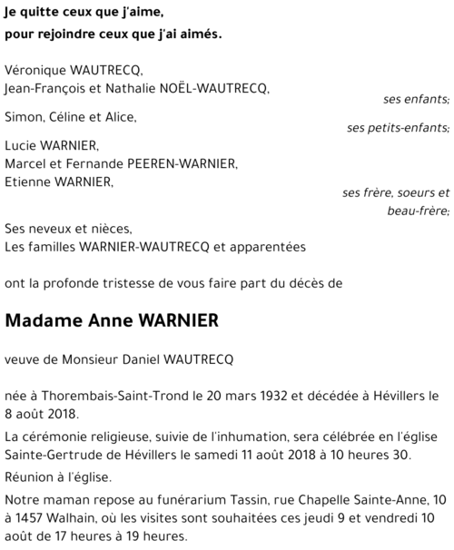 Anne WARNIER