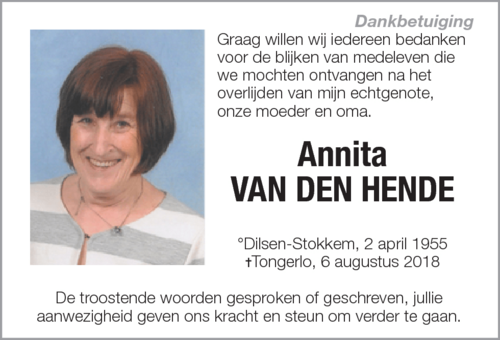 Annita Van Den Hende