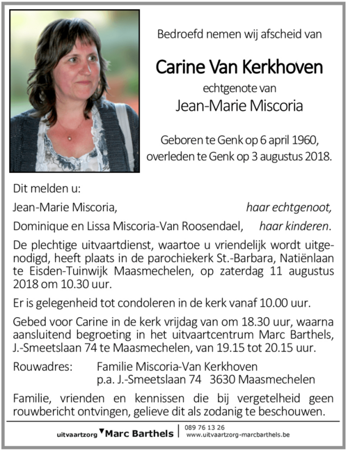 Carine Van Kerkhoven
