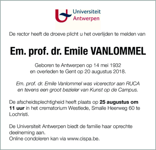 Emile Vanlommel