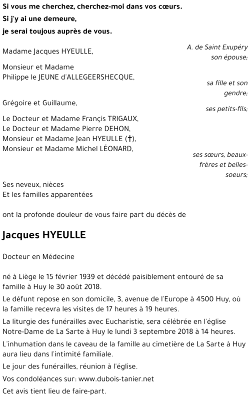 Jacques HYEULLE
