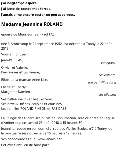 Jeannine ROLAND