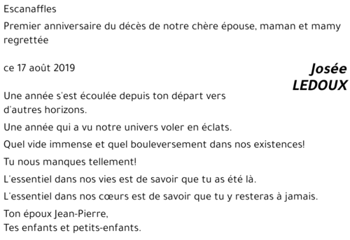 Josée LEDOUX