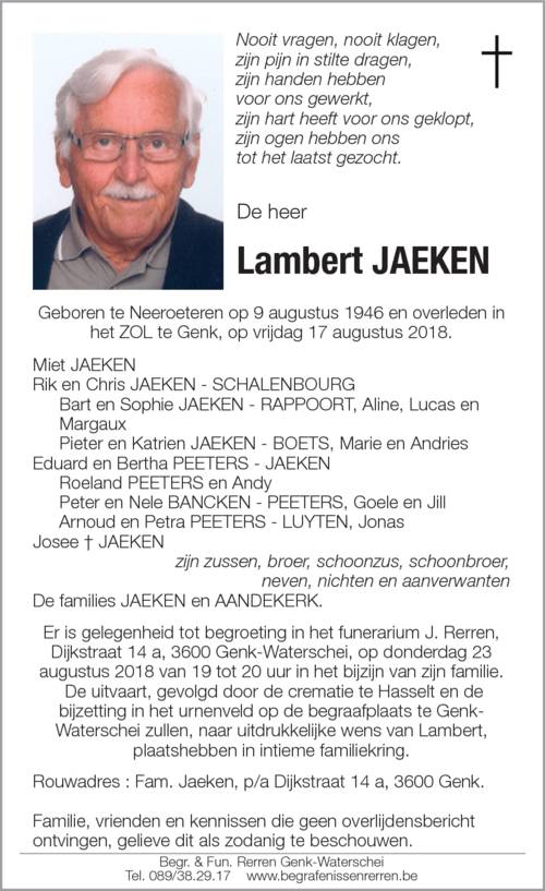 Lambert JAEKEN