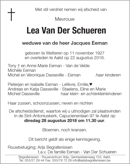 Lea Van Der Schueren
