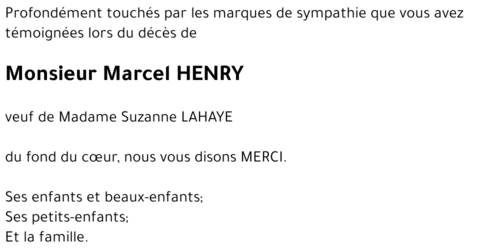 Marcel HENRY