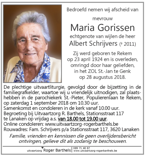 Maria Gorissen