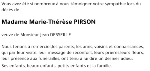 Marie-Thérèse PIRSON