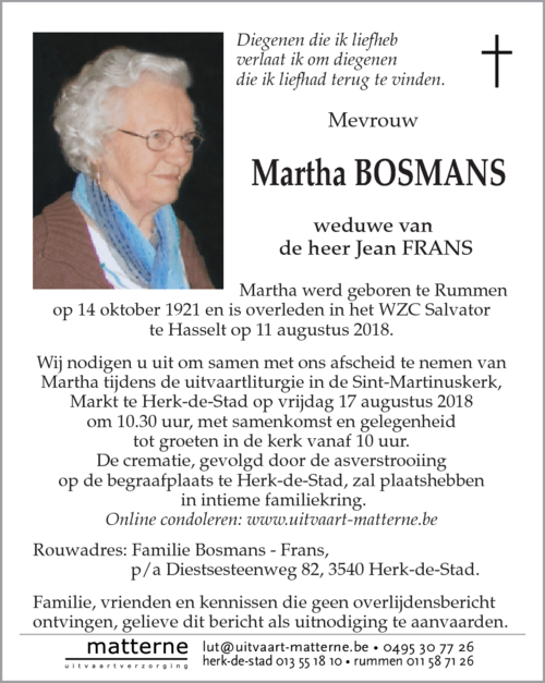 Martha Bosmans