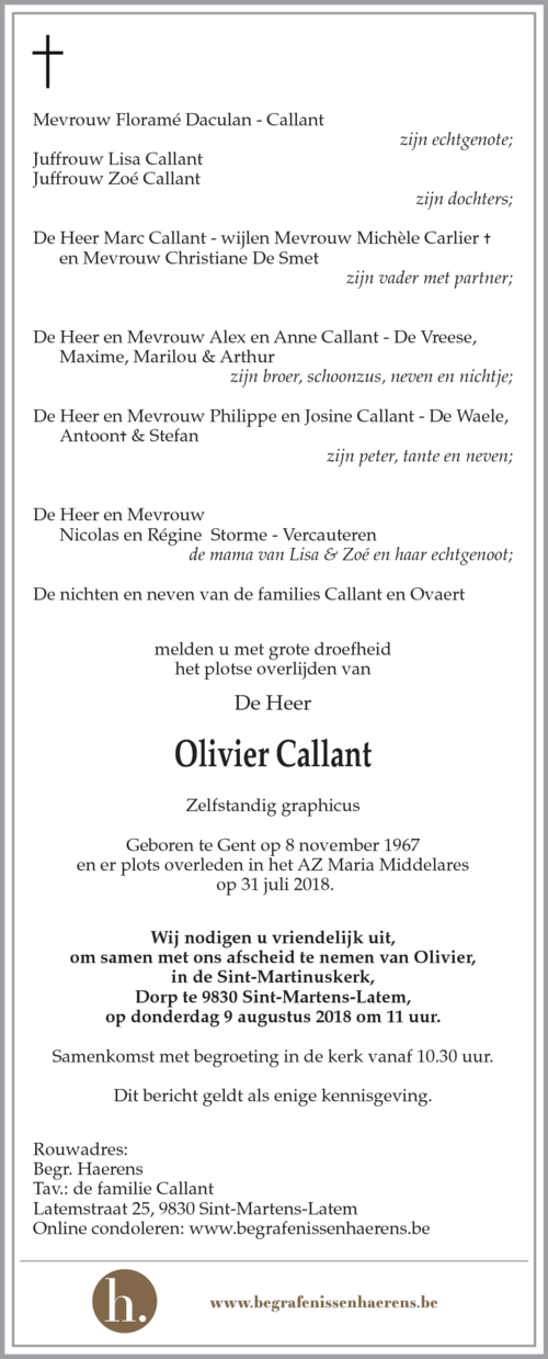 Olivier Callant