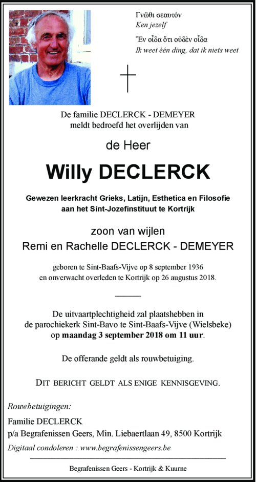 Willy DECLERCK