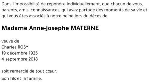 Anne-Josephe Materne