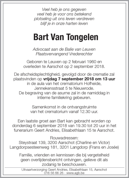 Bart Van Tongelen