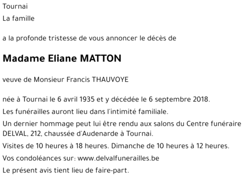 Eliane MATTON